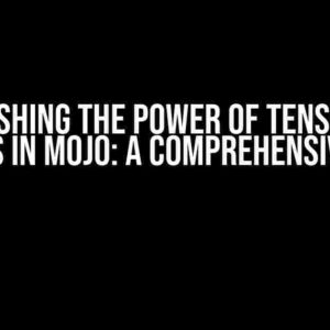 Unleashing the Power of Tensors of Structs in Mojo: A Comprehensive Guide